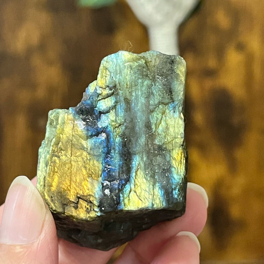 Raw Iridescent Labradorite Stone